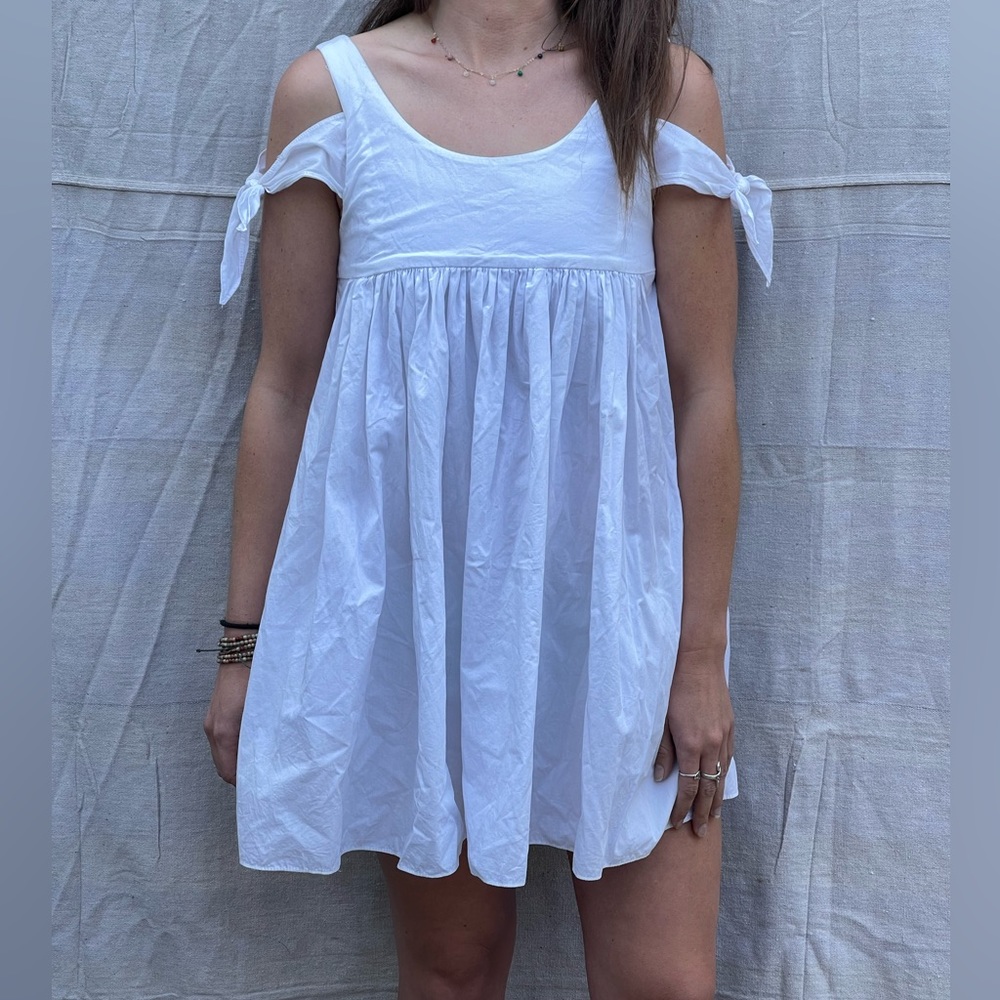 Short White Summer Dress